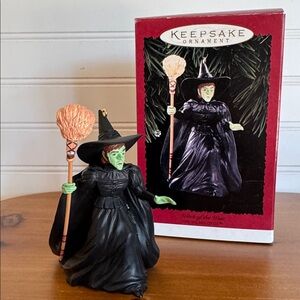 OG Hallmark Wicked Witch Ornament -Vintage
